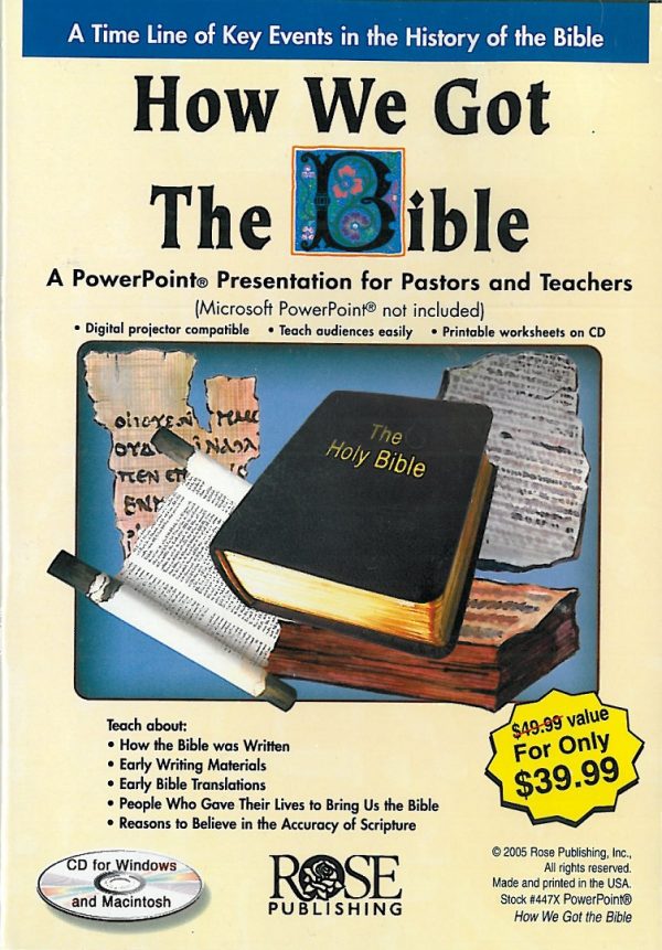 How We Got the Bible (PowerPoint)