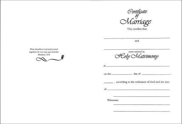Certificate of Marriage - Image 2